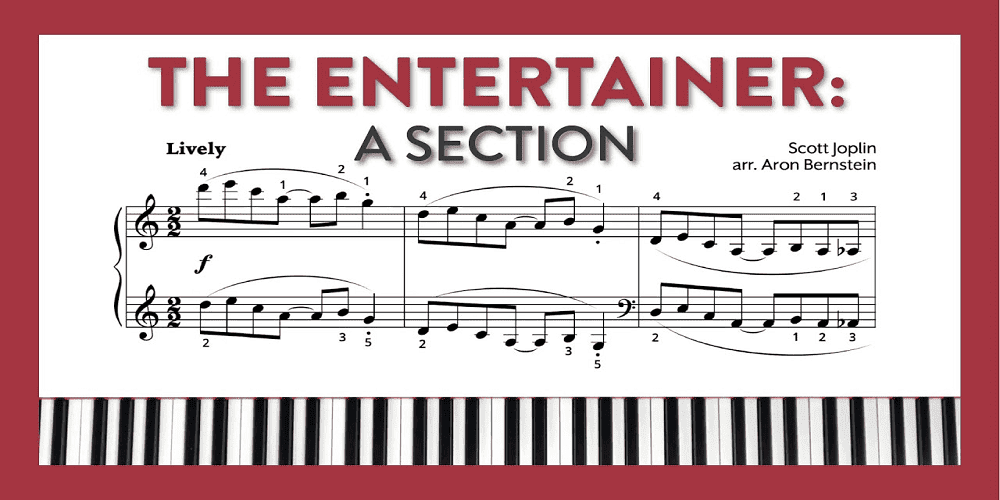 Scott Joplin The Entertainer Piano Sheet Music